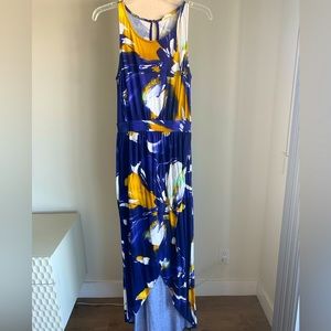 Tropical long dress from Anthropologie